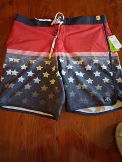 Mens swim trunks size 33 waist