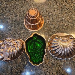 Mid-century Classic Jello Molds-selling as a set