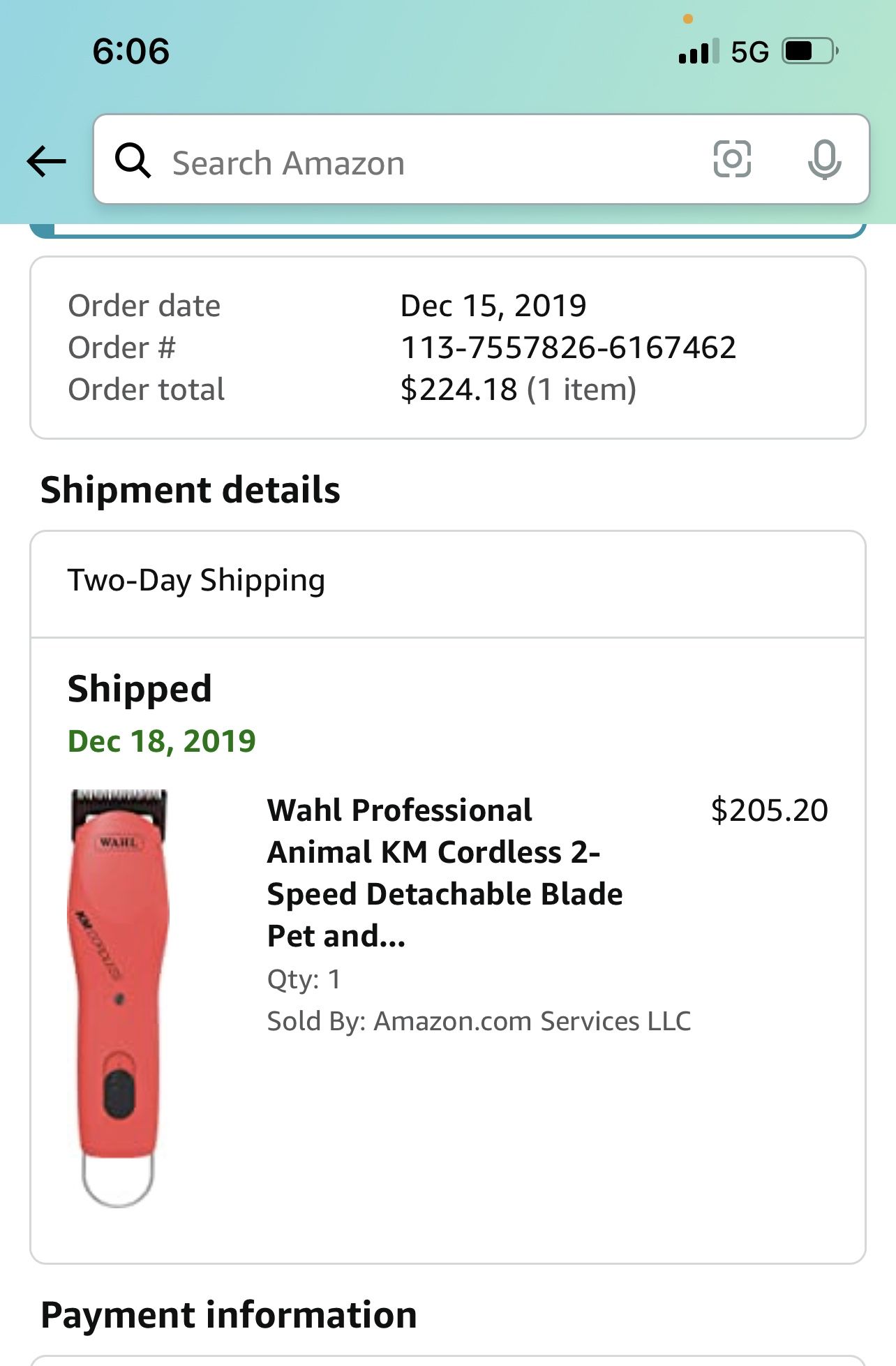 Wahl Km Cordless Dog Clipper 