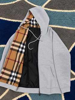 Burberry men zip up