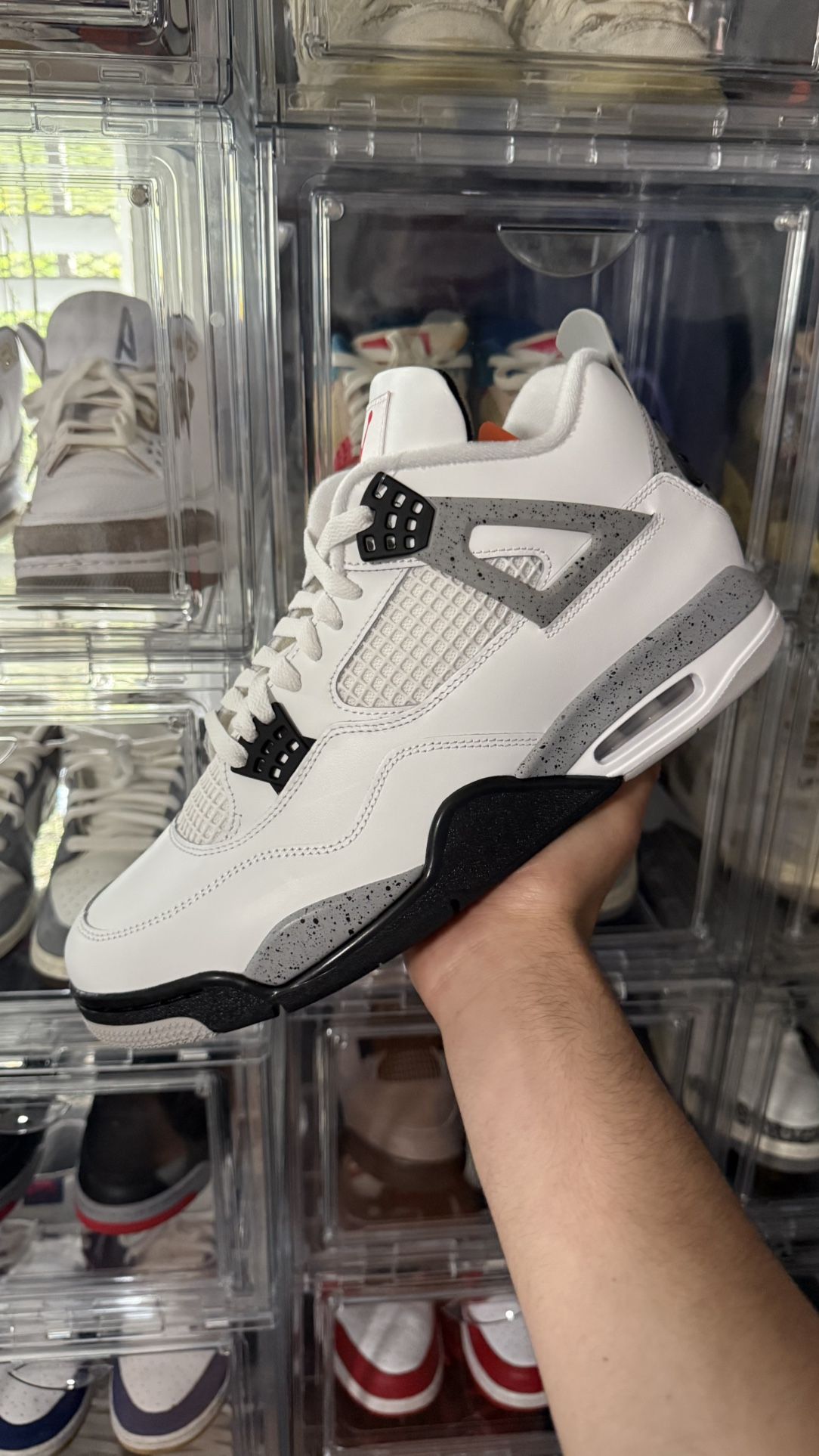 Jordan 4 White Cement