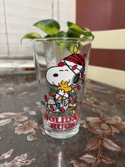 Snoopy glassware
