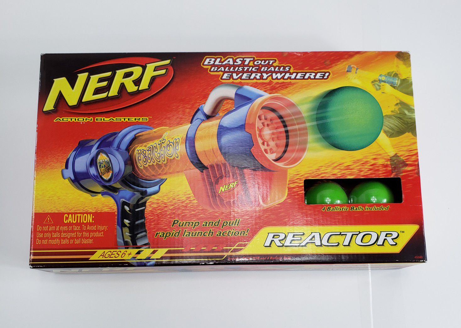 Nerf Reactor Blaster ~ Pump & Launch Blasting Toy Gun