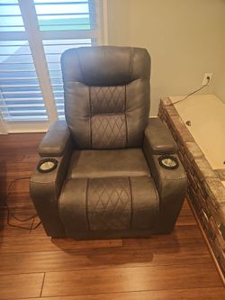 Ashley powered leather recliner