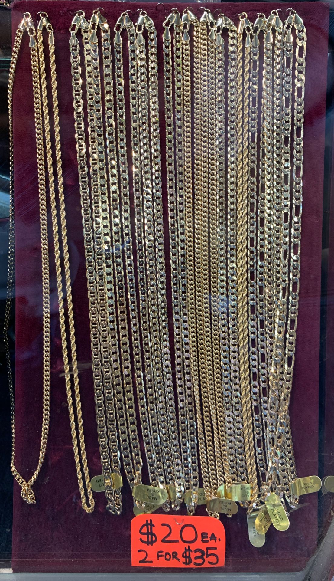 Gold Plated Chains