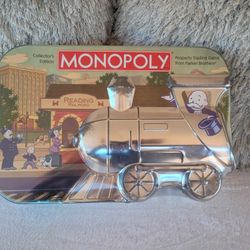 MONOPOLY Reading Railroad  Collector's Edition. Never used. Game pieces sealed