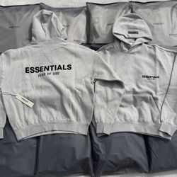 Essential Hoodie Dark Oat