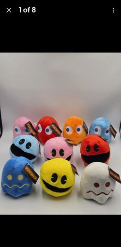 Pac-Man Plush Toy Set of 10