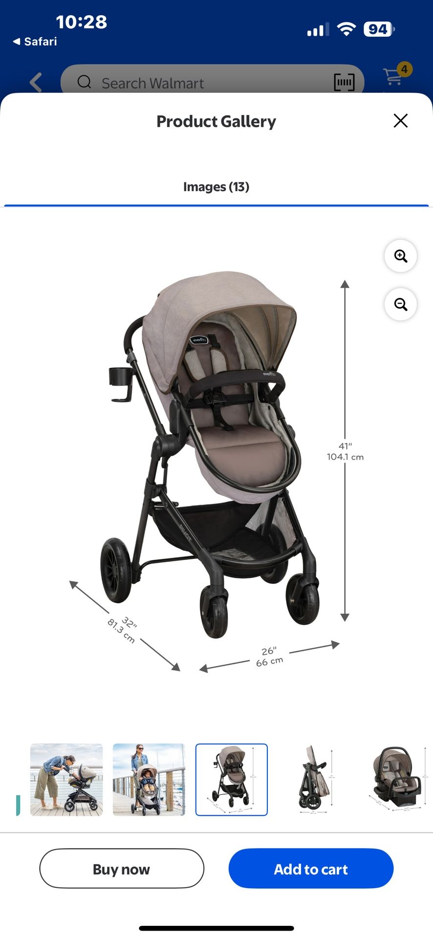 Evenflo Travel System 