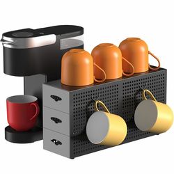 SICHEER Coffee Pod Drawer Holder, 42 Pods Large Capacity, 3 Tier Holder for K Cup Pods
