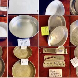 Baking pans and tools