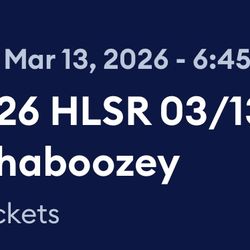 Houston Rodeo - Shaboozey Sec 113 Row AA (2)