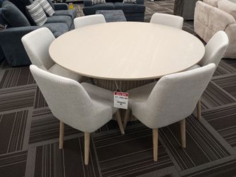 7pc Round Dining Set