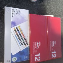Each Box Acrylic/ Watercolor Paints For 40$