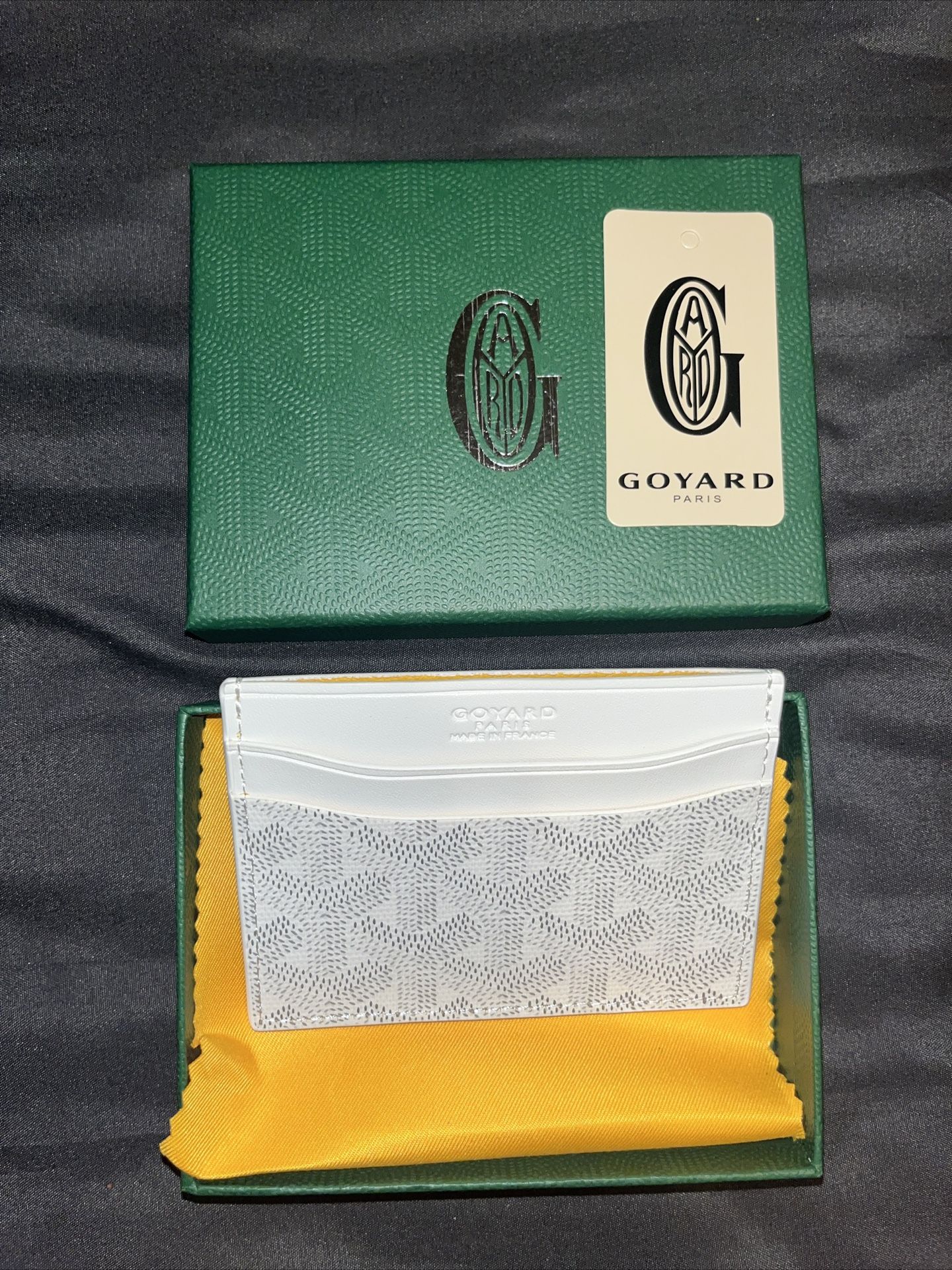 Goyard Cardholder Wallet White