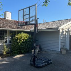 Basketball hoop Adjustable Height, Works Great 