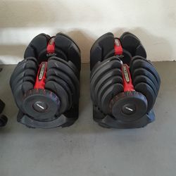 Heavy Duty Adjustable 90 lb Dumbbell Set