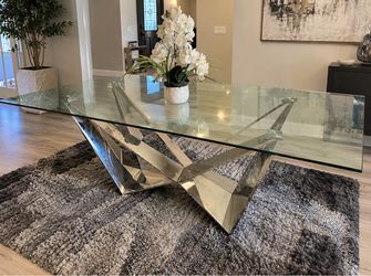 Glass Dining table
