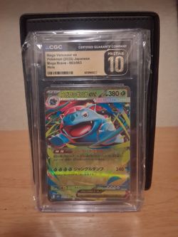 Mega Venusaur ex CGC Pristine 10 Japanese Holo