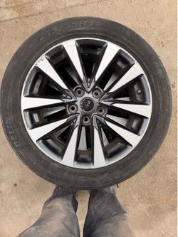 Nissan Altima wheels with tires