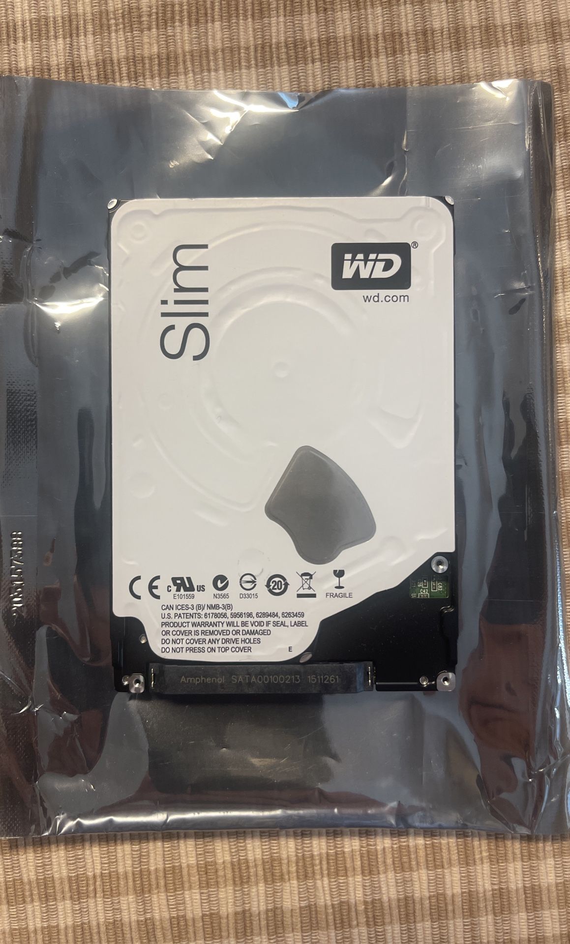 WD Blue Western Digital WD10SPCX 1TB HDD Laptop 7mm Hard