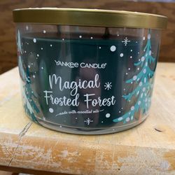 Glass Yankee Candle-With Lid (Home Decor)