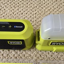 RYOBI ONE+ 18V Area Light and Bluetooth Speaker