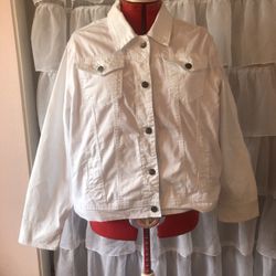 White Denim Jacket