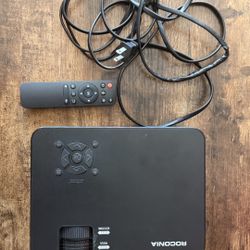 WiFi Bluetooth HD Projector with Remote – Portable Home Theater