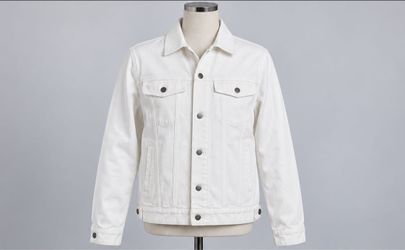 White Denim Jacket – Size 2XL – Like New