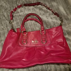 Hot Pink Coach Purse
