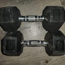 25 Lb Dumbells