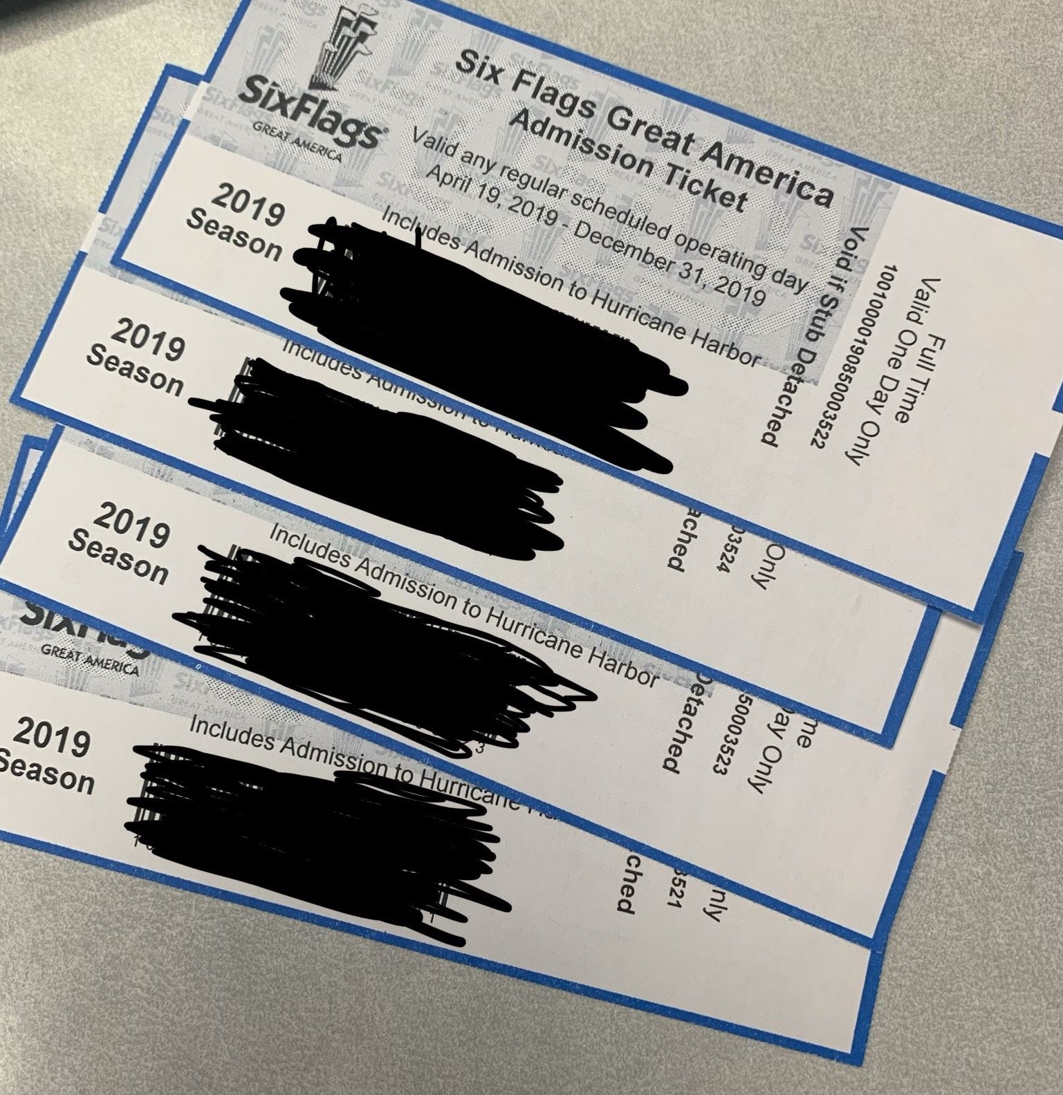 Six Flags any day Admission Tickets
