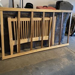 Solid Wood Twin Bed 