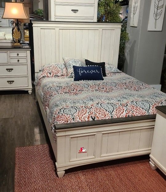 Brand New! 7pc Queen/king Bedroom Set😍/ Take it home with Only$39down/ Hablamos Español Y Ofrecemos Financiamiento 🙋🏻‍♂️ 