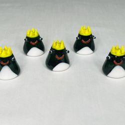 1-1/8” Glass Frog Figurines