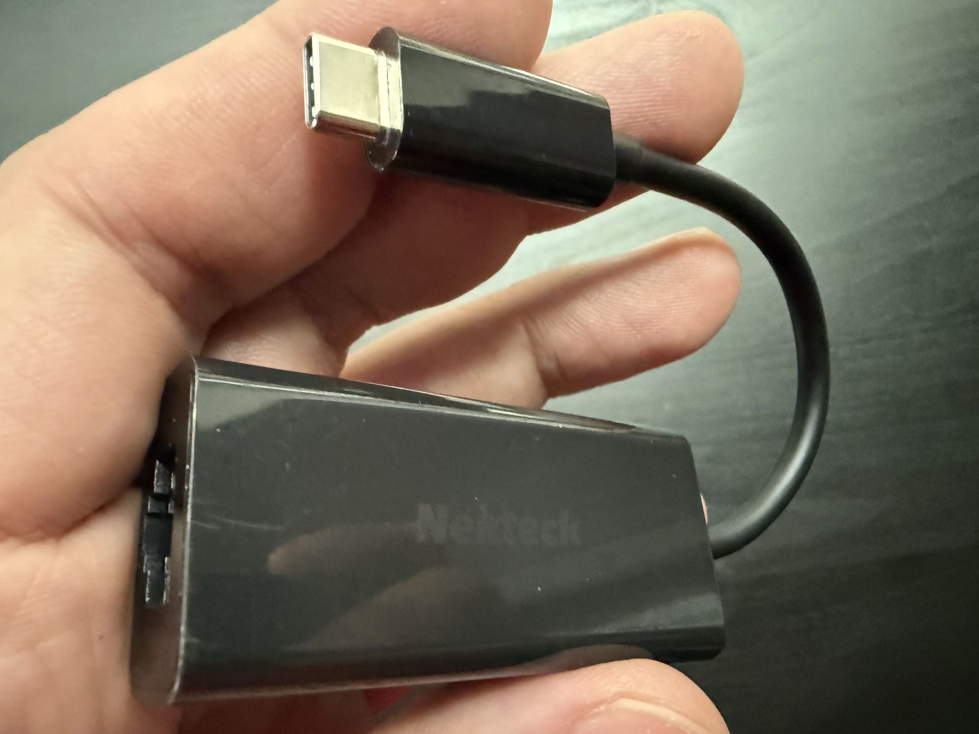 Nektek USB-C Ethernet Adapter NIC 1Gbps