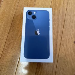iPhone 13 128Gb Blue Factory Unlocked  w/ Case and box