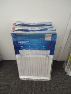 4 packs 3M Filtrete 16x25x1 Air Filters 2-Pack