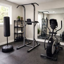 Gym equipment.