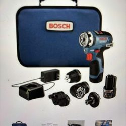 Bosch 12V Max EC Flexiclick 5 In 1 Drill/Driver Kit - New In Box