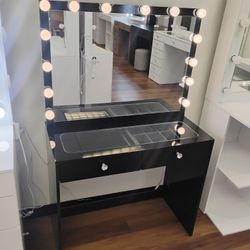 Vanity Makeup 2 Drawers 