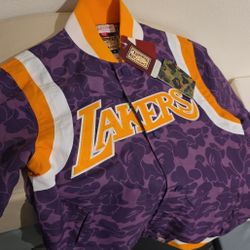 Bape×Lakers Jacket