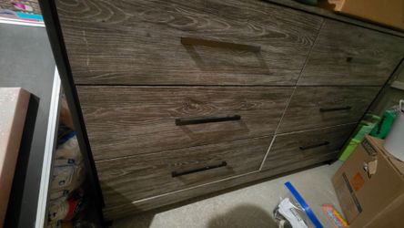 Gray dresser