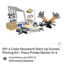 Screen printing kit