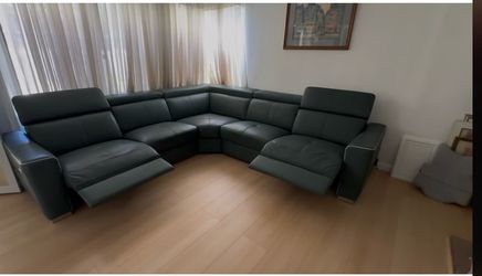 Leather reclining set