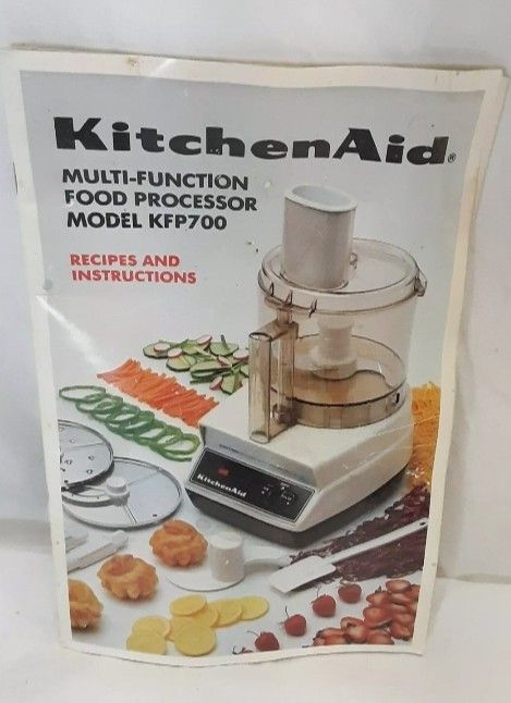 commercial  Vintage KitchenAid 9 Cup Food Processor KFP-700