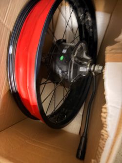 E bike b fang powallon20in  750w 1300w peak rear hub motor wheel and front wheel