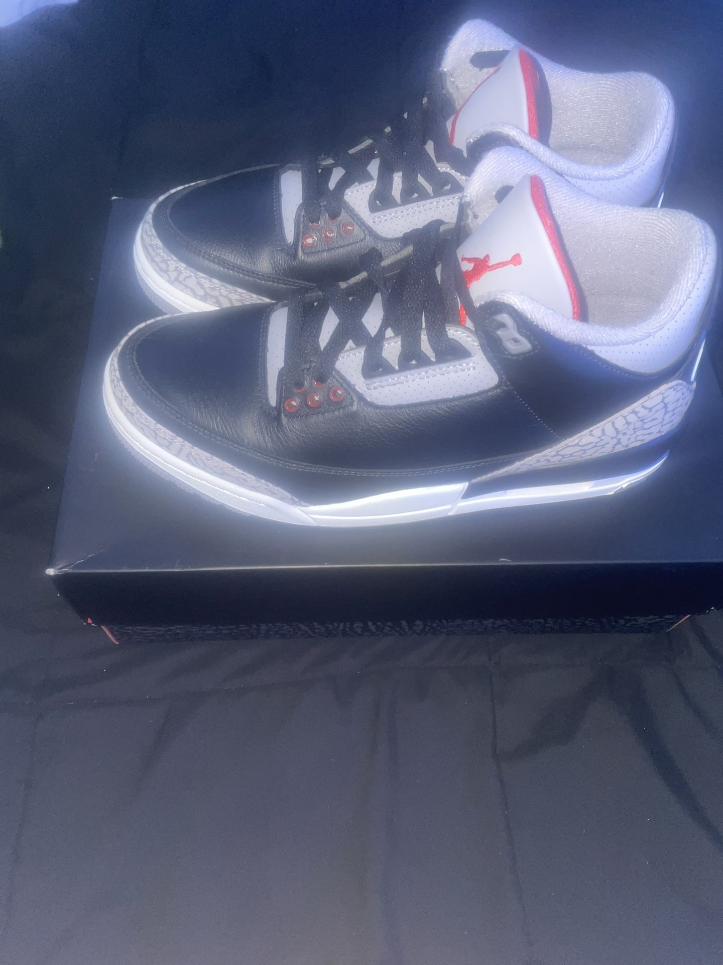 Jordan 3 black cement OG (2024) size 8.5M