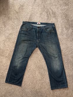 Levi’s 501 Men’s Jeans 38x30 Original Fit Straight Leg Button Fly Blue Denim